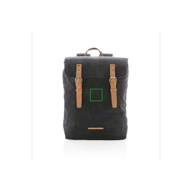 Canvas laptoprugzak PVC vrij